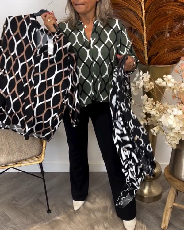 Janny | Långärmad elegant blus