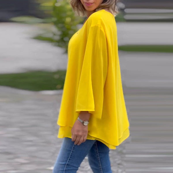 Lorelai | Elegant blus i chiffong