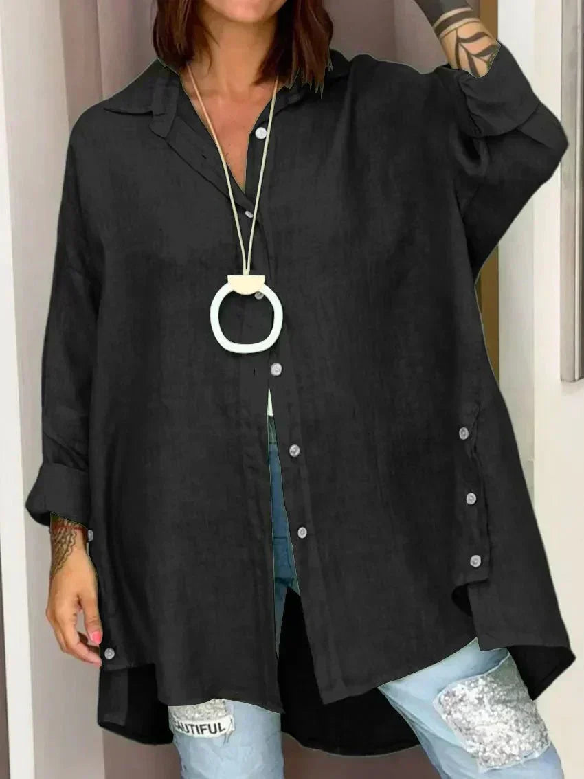 Nadine | Oversize lyxig skjorta