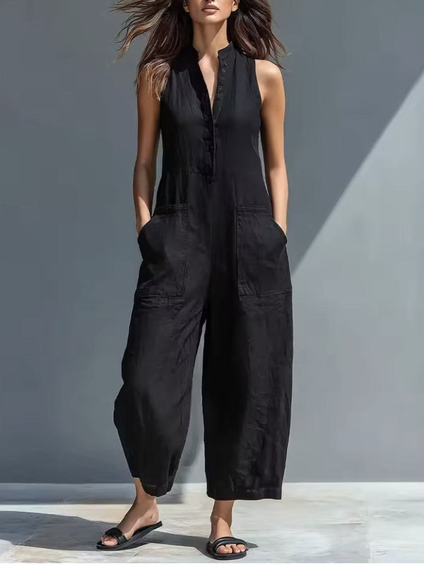 Lotte | Minimalistisk Ärmlös Jumpsuit