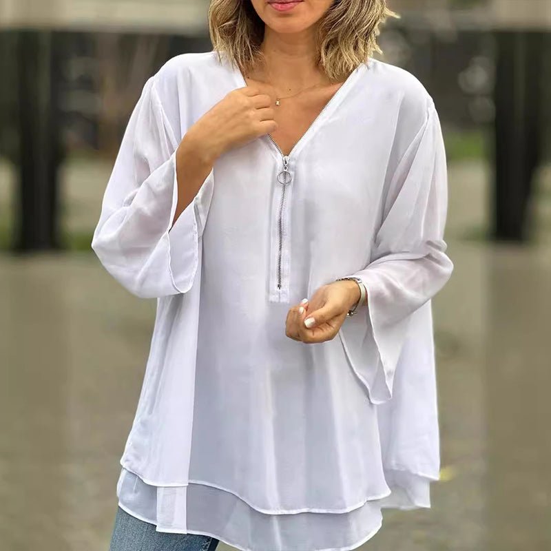 Lorelai | Elegant blus i chiffong