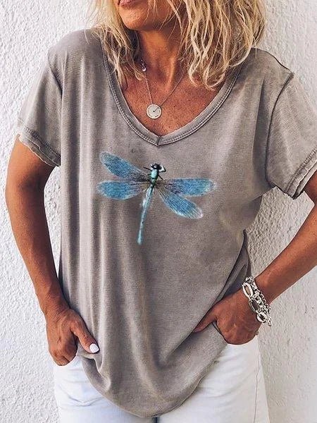 Estelle | V-ringad t-shirt