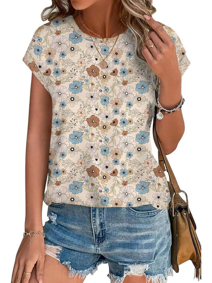 Necie | Chic blus med tryck