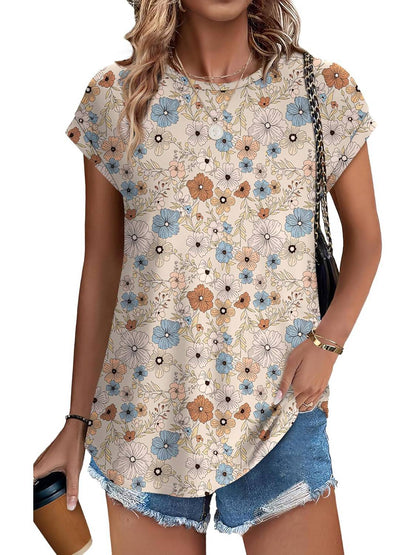 Necie | Chic blus med tryck