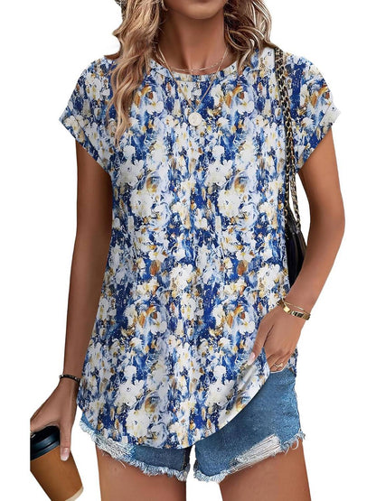Necie | Chic blus med tryck
