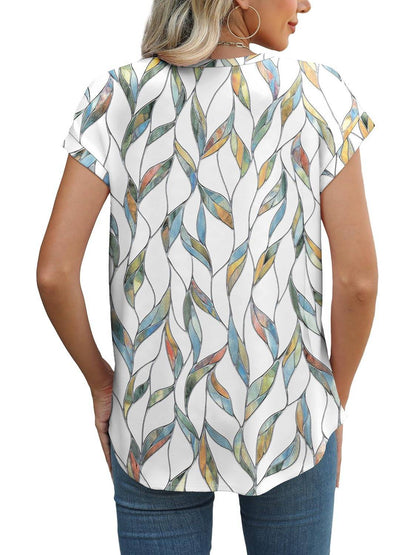 Necie | Chic blus med tryck
