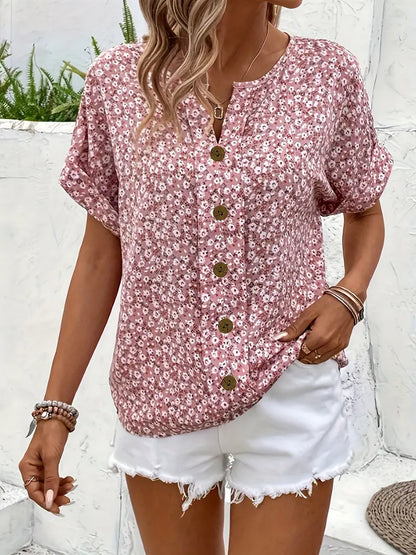 Verna | Blommig blus