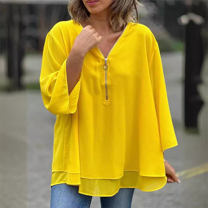 Lorelai | Elegant blus i chiffong