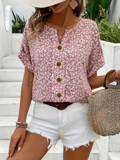 Verna | Blommig blus