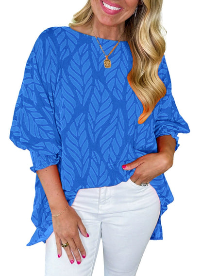 Risa | Elegant blus med puffärmar