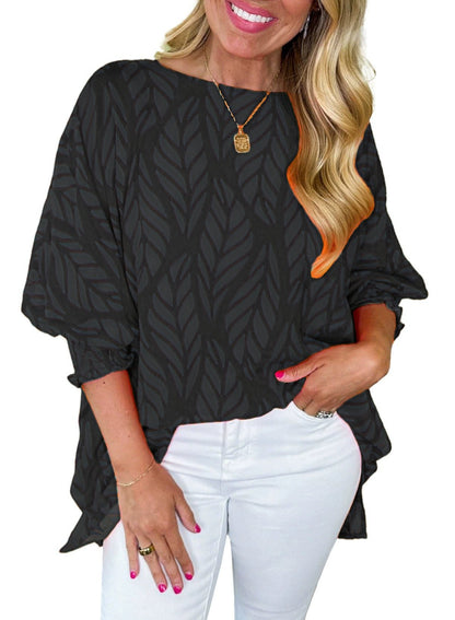 Risa | Elegant blus med puffärmar