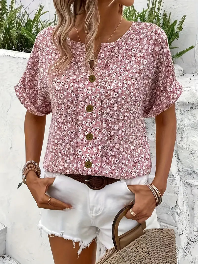 Verna | Blommig blus