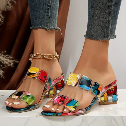 Flora – Sandaler med Dubbla Remmar