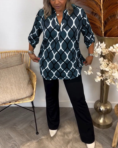 Janny | Långärmad elegant blus