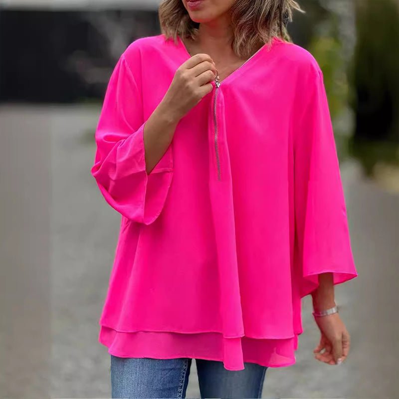 Lorelai | Elegant blus i chiffong