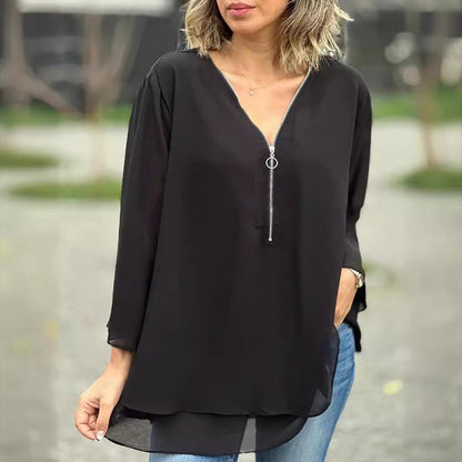 Lorelai | Elegant blus i chiffong