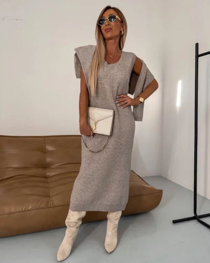 Dilia | Set med Eleganta Stickade Plagg