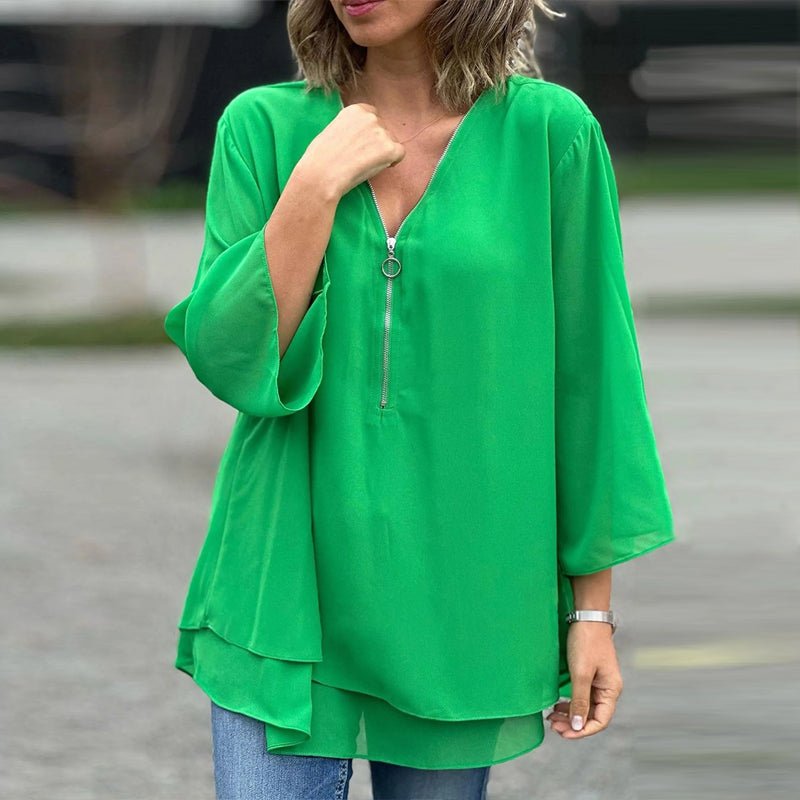 Lorelai | Elegant blus i chiffong