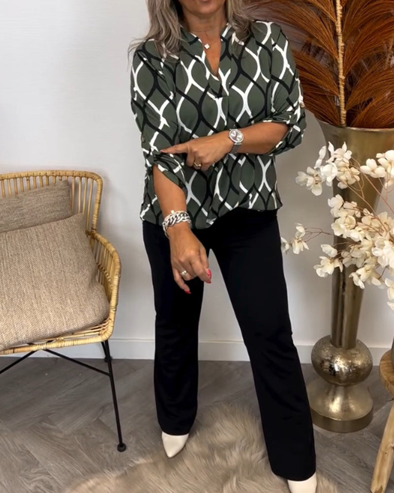 Janny | Långärmad elegant blus