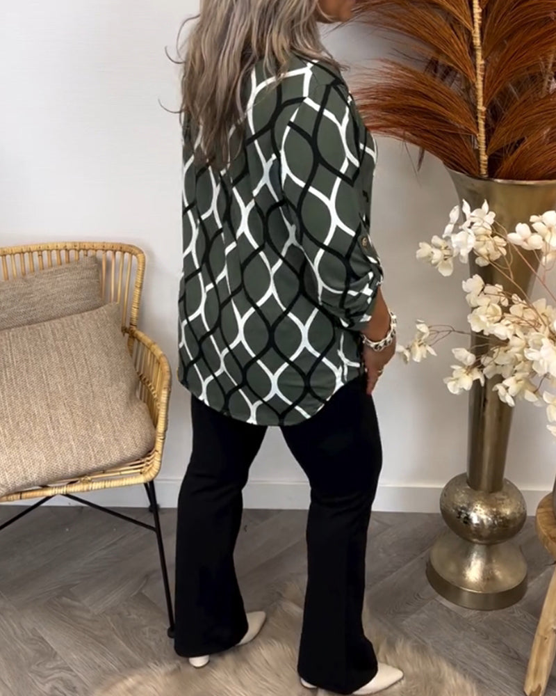 Janny | Långärmad elegant blus