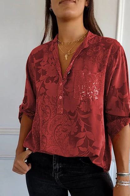 Pauline | Elegant topp med paljetter