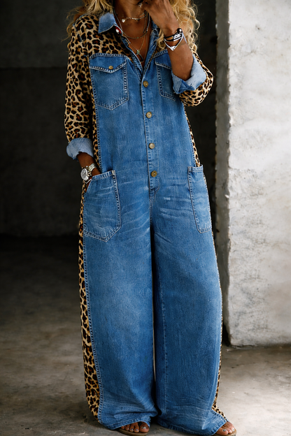 Amanda | Skjortjumpsuit i Ett Stycke