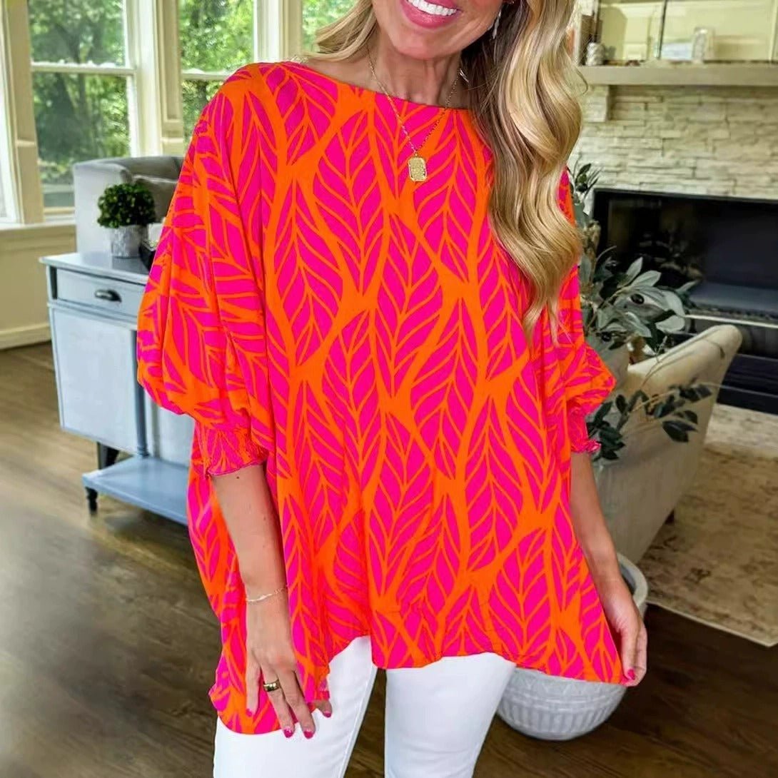 Risa | Elegant blus med puffärmar