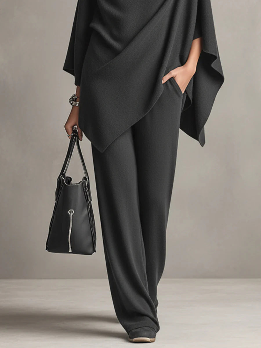 Seraphine™ | Elegant Draperat Tvådelat Set