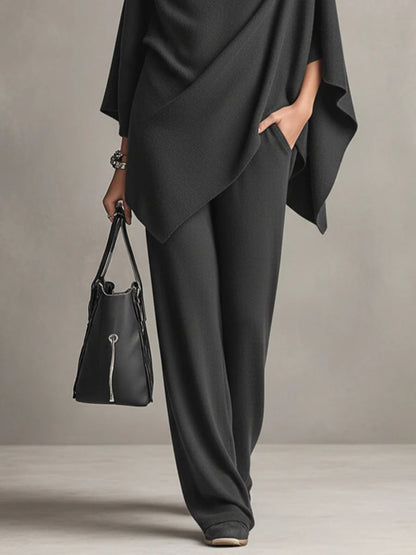 Seraphine™ | Elegant Draperat Tvådelat Set