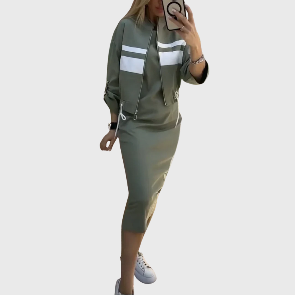 Elegant Ledigt Tvådelat Set