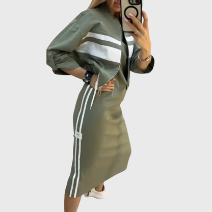 Elegant Ledigt Tvådelat Set