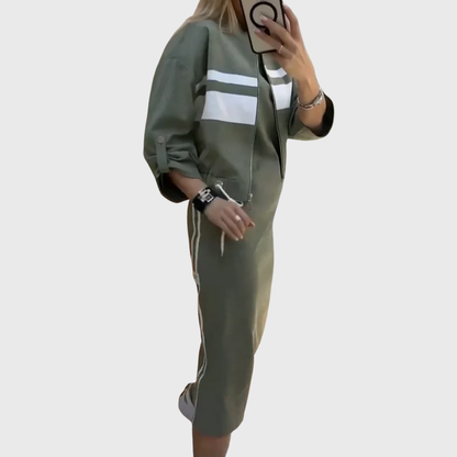 Elegant Ledigt Tvådelat Set