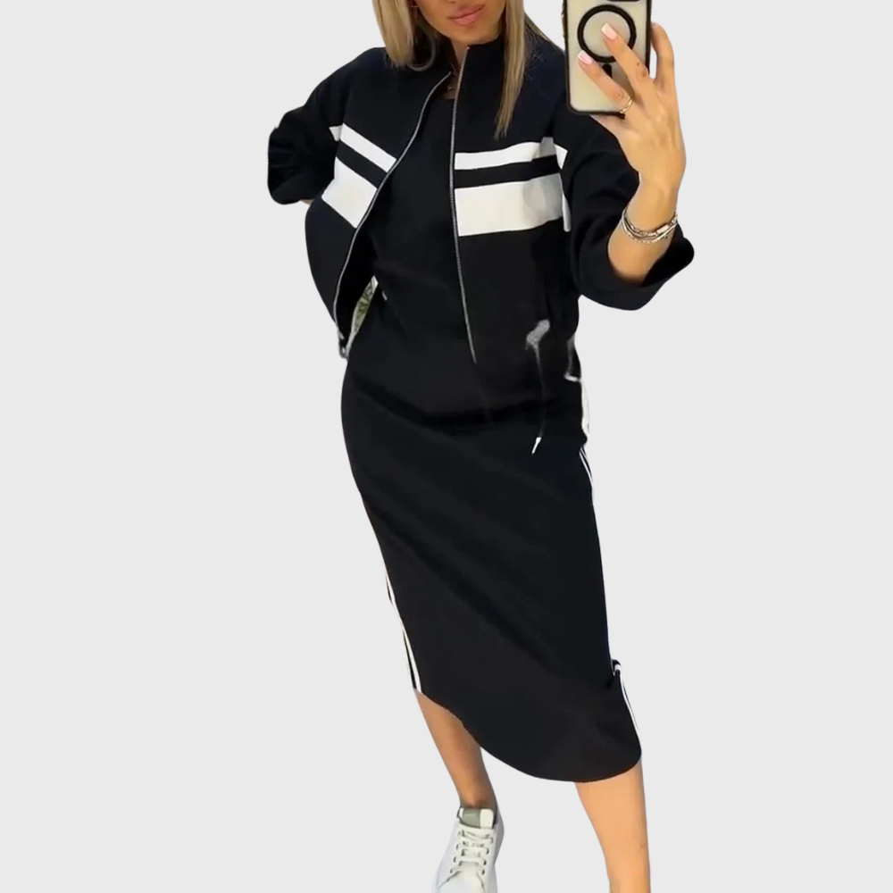 Elegant Ledigt Tvådelat Set