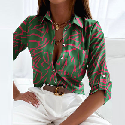 Elisa | Klassisk blus med krage