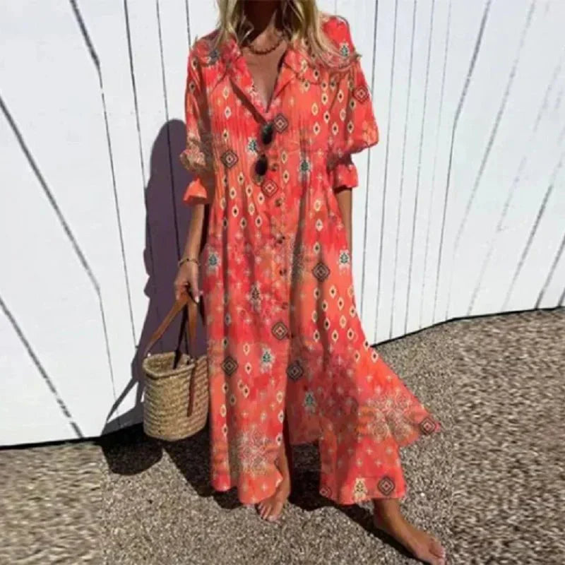 Aikaterini | Boho-klänning Beachcomber