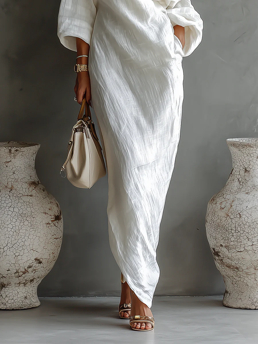 Elise™ | Elegant Asymmetrisk Maxiklänning