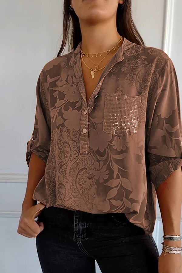Pauline | Elegant topp med paljetter