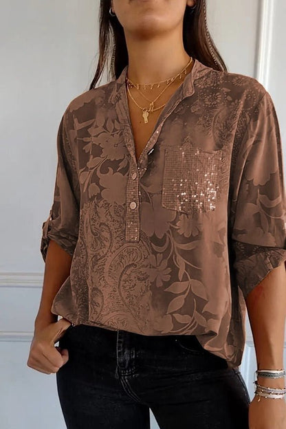 Pauline | Elegant topp med paljetter