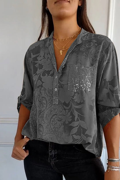 Pauline | Elegant topp med paljetter
