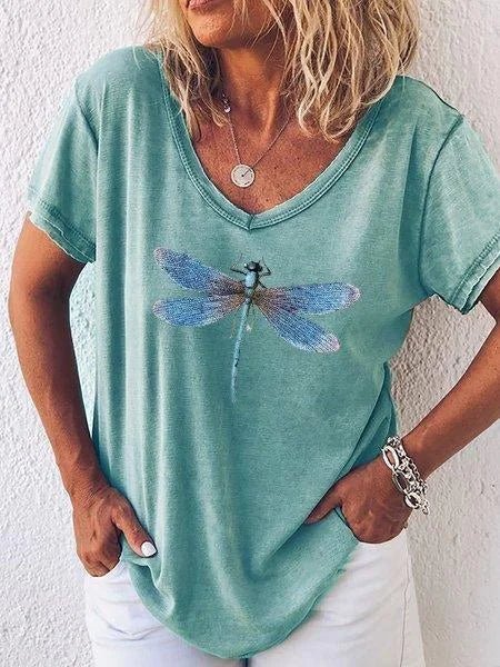 Estelle | V-ringad t-shirt