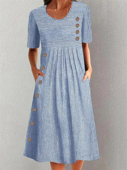 Belle | Randig sommarklänning