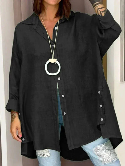 Nadine | Oversize lyxig skjorta