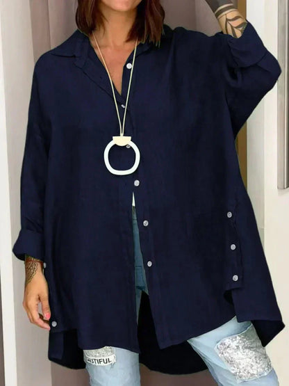 Nadine | Oversize lyxig skjorta