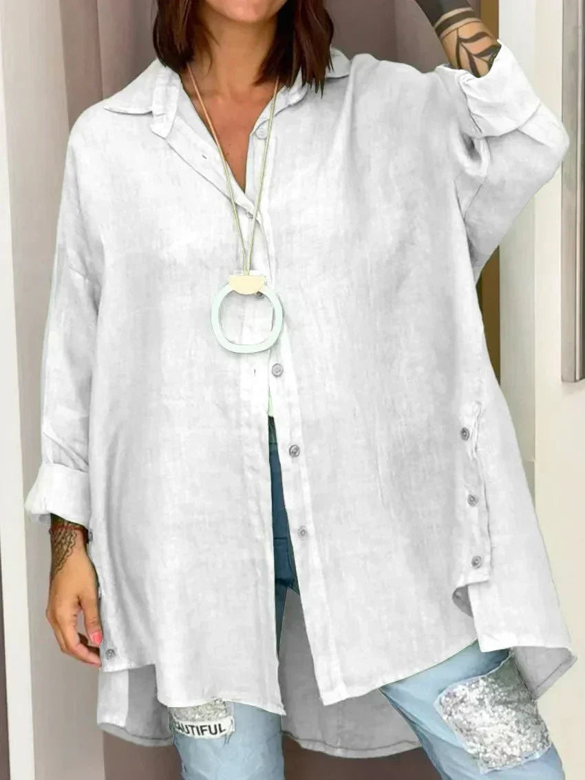 Nadine | Oversize lyxig skjorta