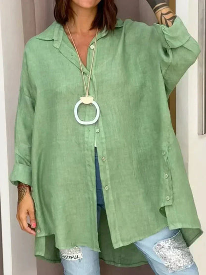 Nadine | Oversize lyxig skjorta