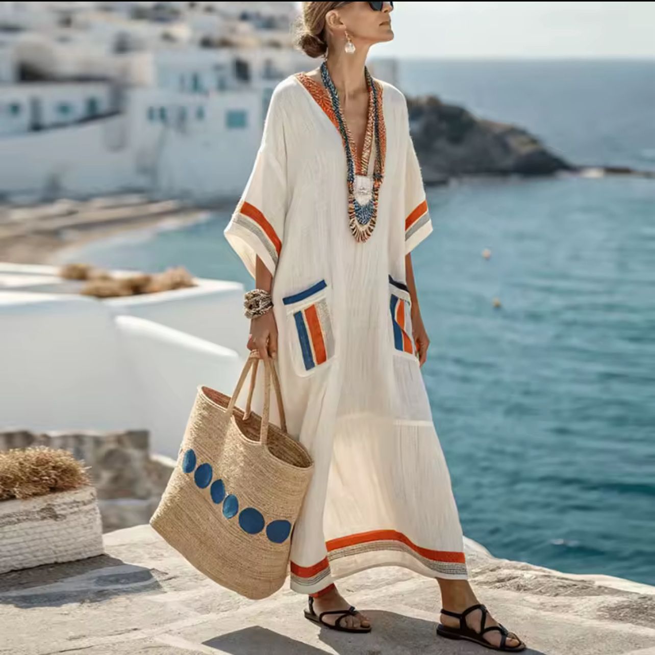 Kyra | Lång strandklänning för en stilfull sommarlook