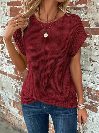 Sophie | Elegant t-shirt med rund halsringning