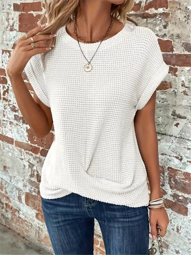 Sophie | Elegant t-shirt med rund halsringning