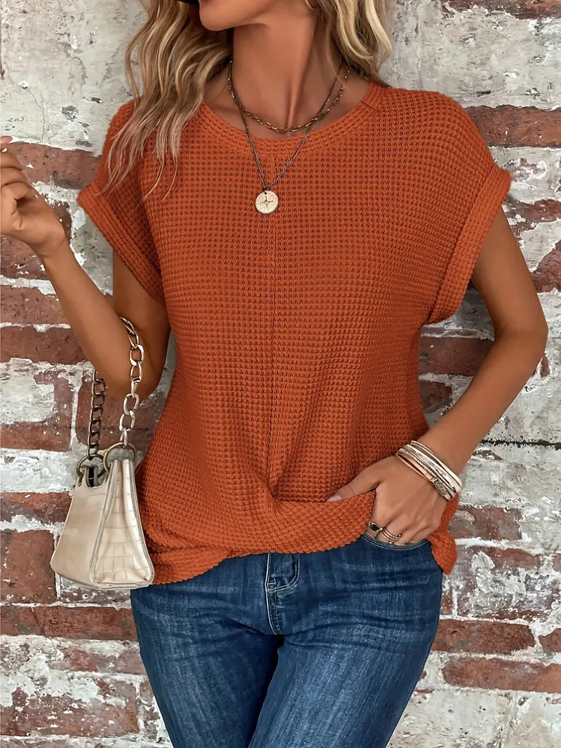 Sophie | Elegant t-shirt med rund halsringning