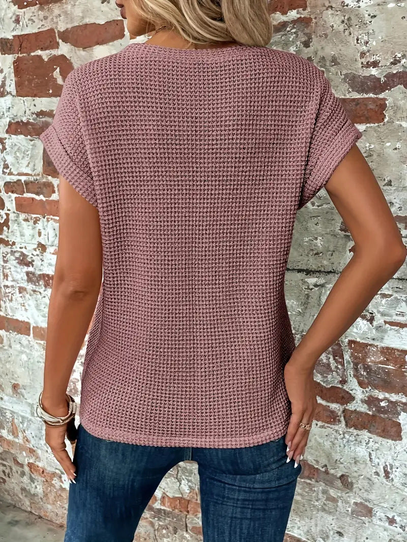 Sophie | Elegant t-shirt med rund halsringning
